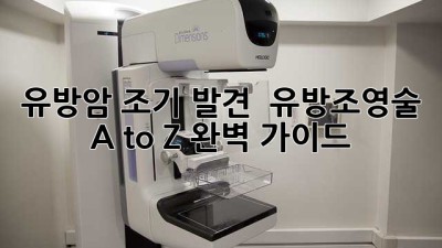 유방암 조기 발견 🔑 유방조영술 A to Z 완벽 가이드 🎀